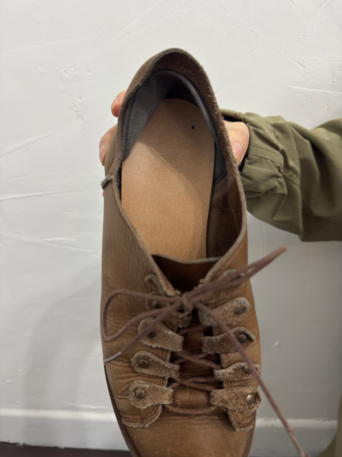 brown vintage leather shoes 상품이미지4