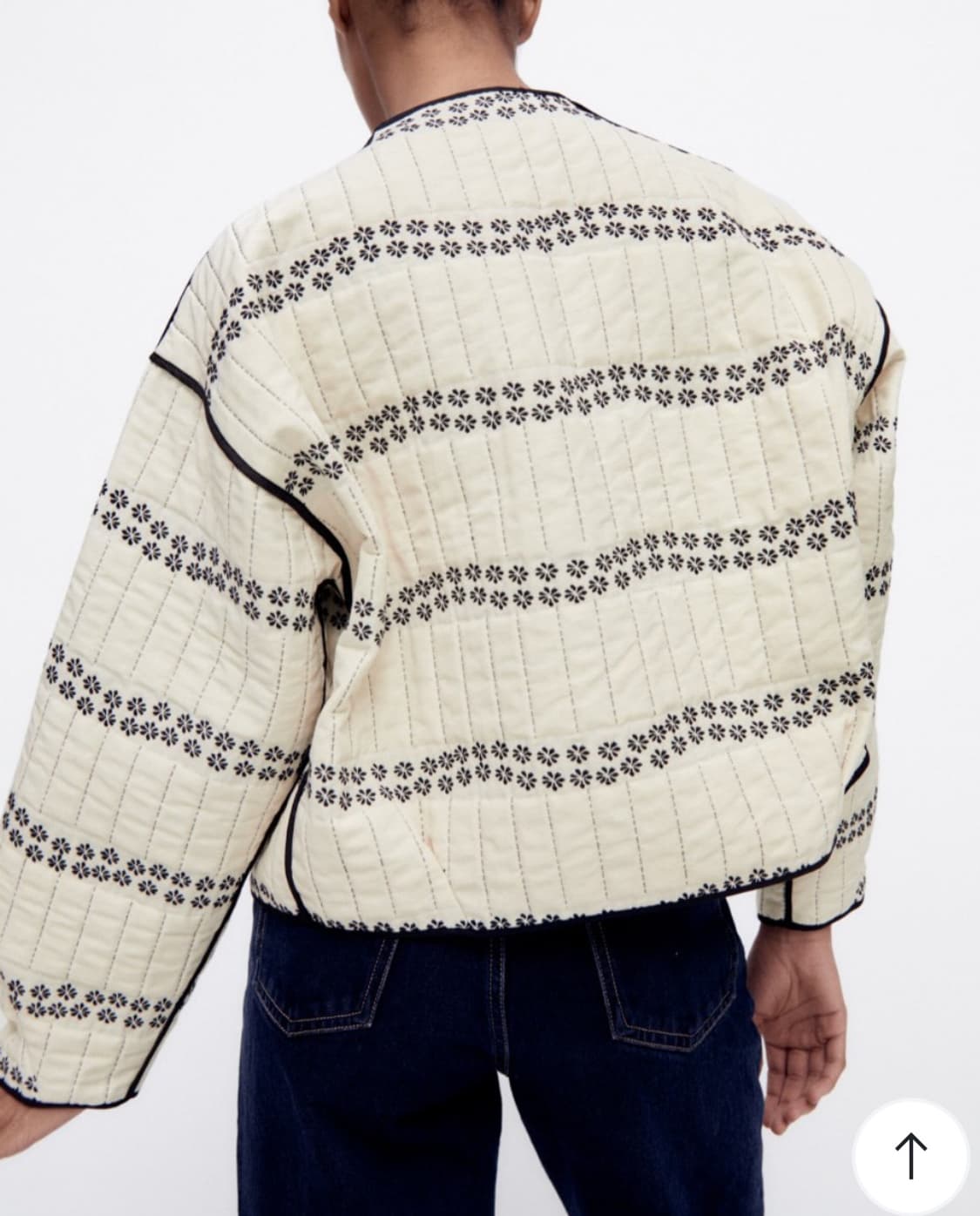 자라 zara 자카드 점퍼 xs 상품이미지3