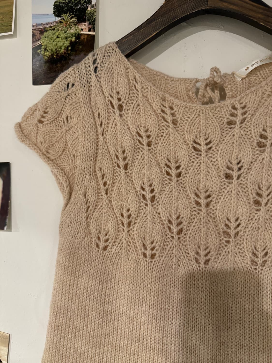 울 반팔 니트 상품이미지3