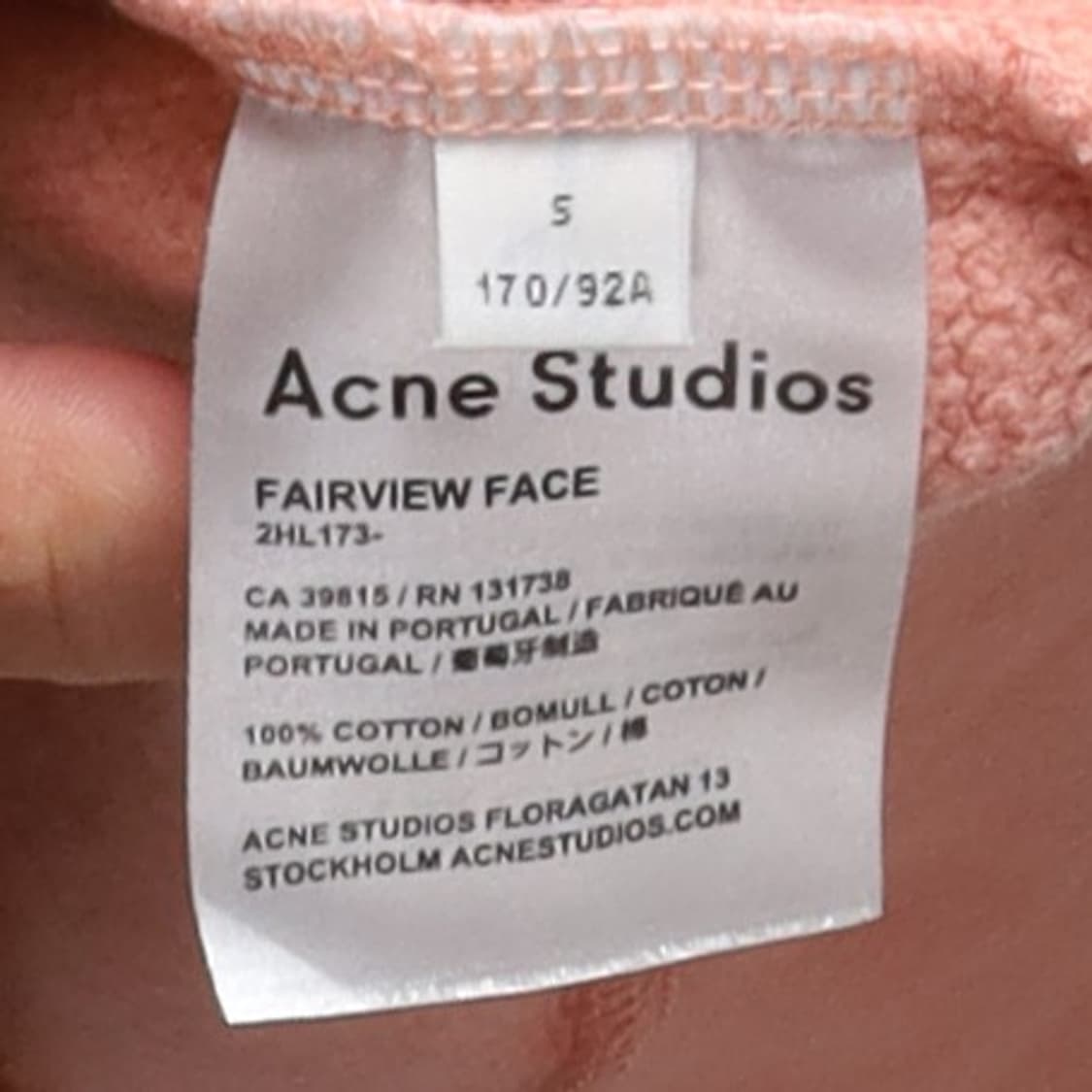 아크네 스튜디오AcneStudios Fairview  Sweatshrit 상품이미지8