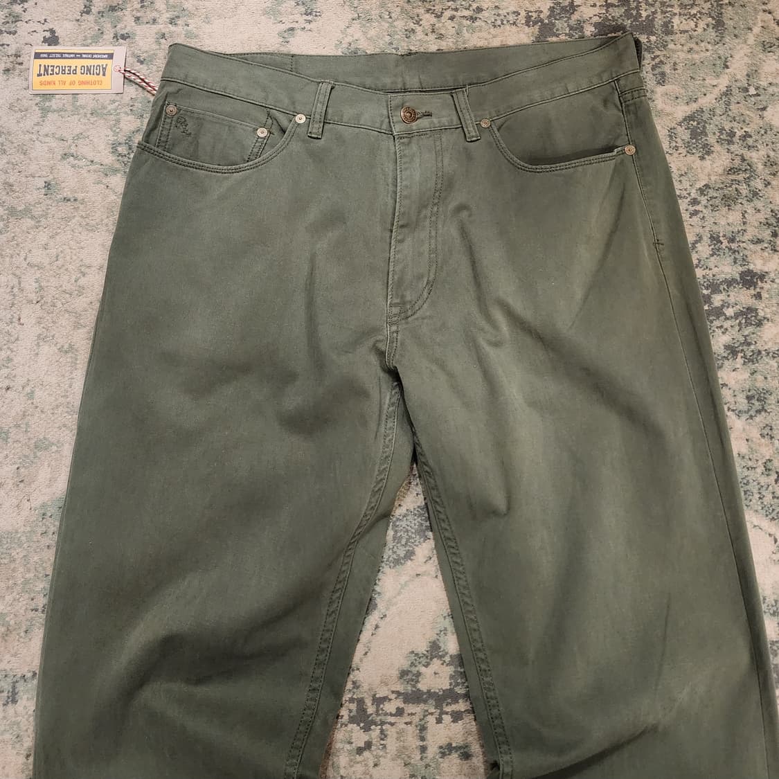 폴로 올리브그린 팬츠 상품이미지2