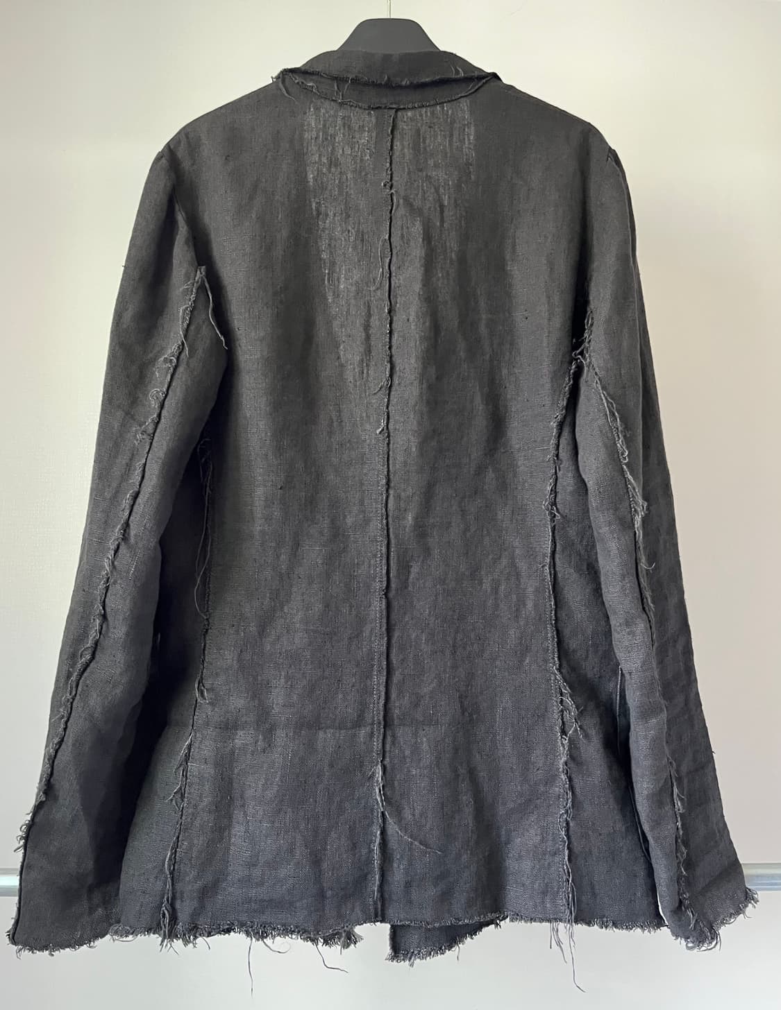 Poeme Bohemien Cut Off Linen Jacket 상품이미지2
