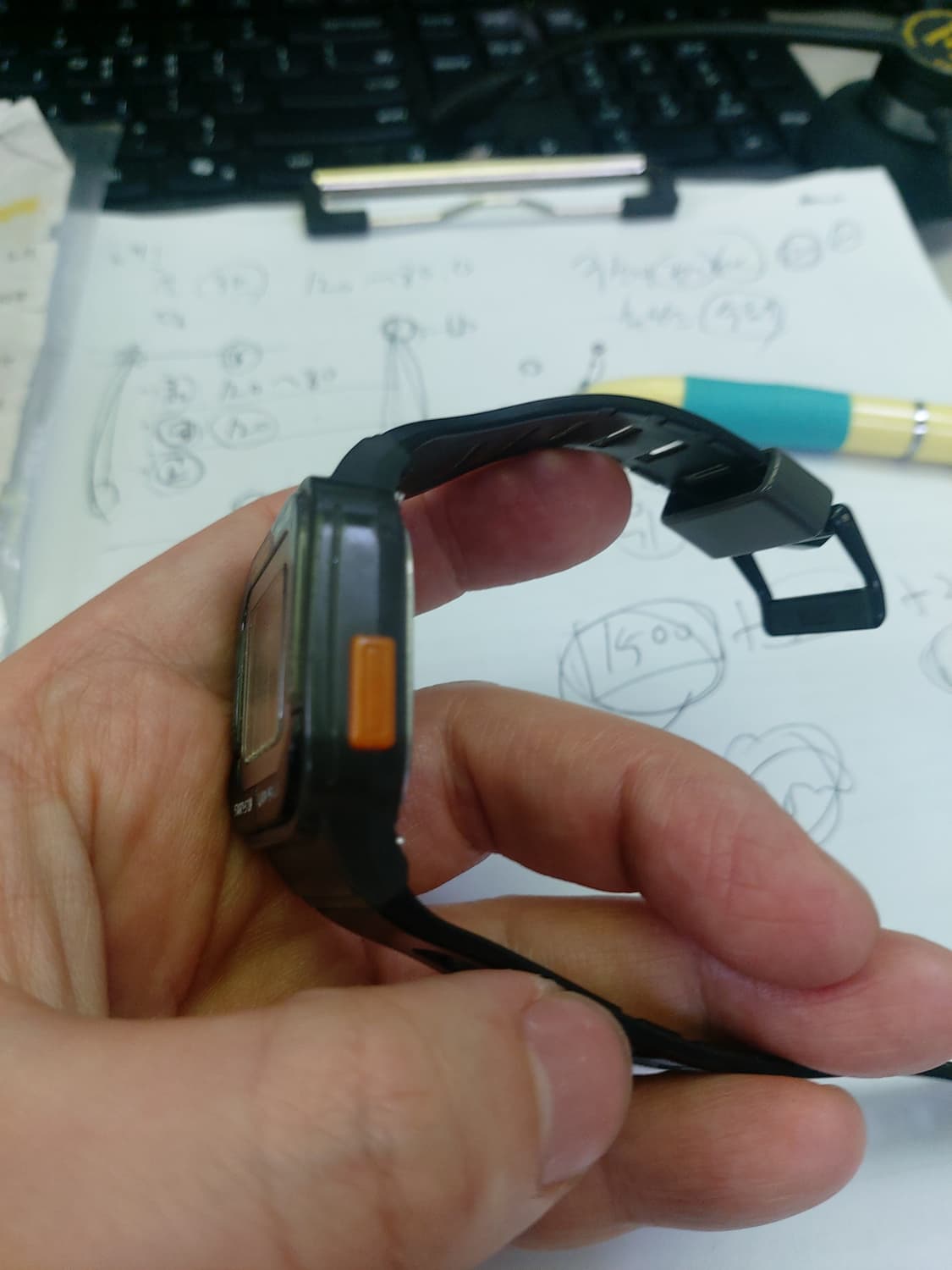 카시오 블랙 디지털 손목시계 상품이미지2