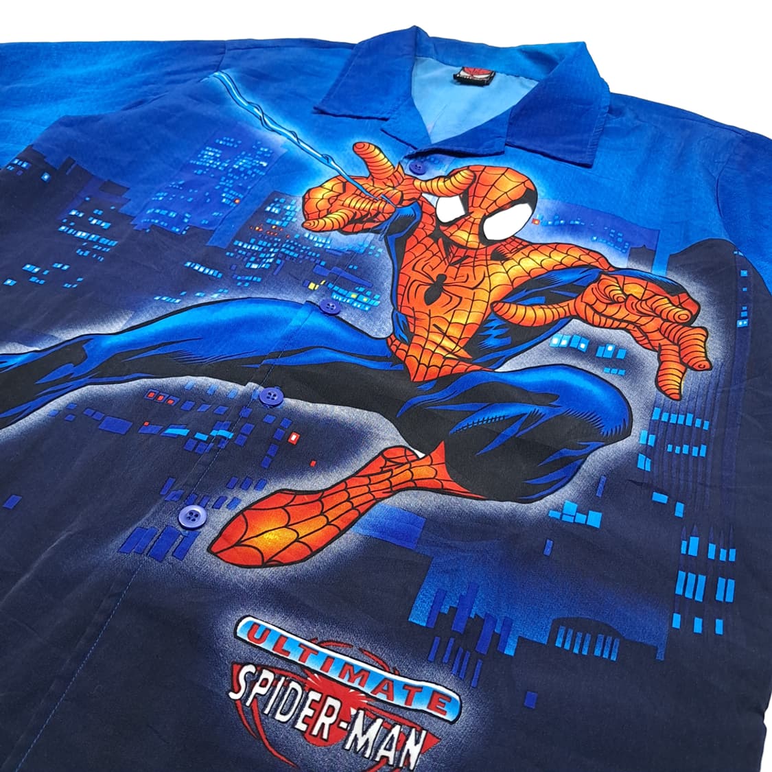 CK078 M 마블 00s 스파이더맨 2002 얼티밋 빅 프린팅 반팔  상품이미지5