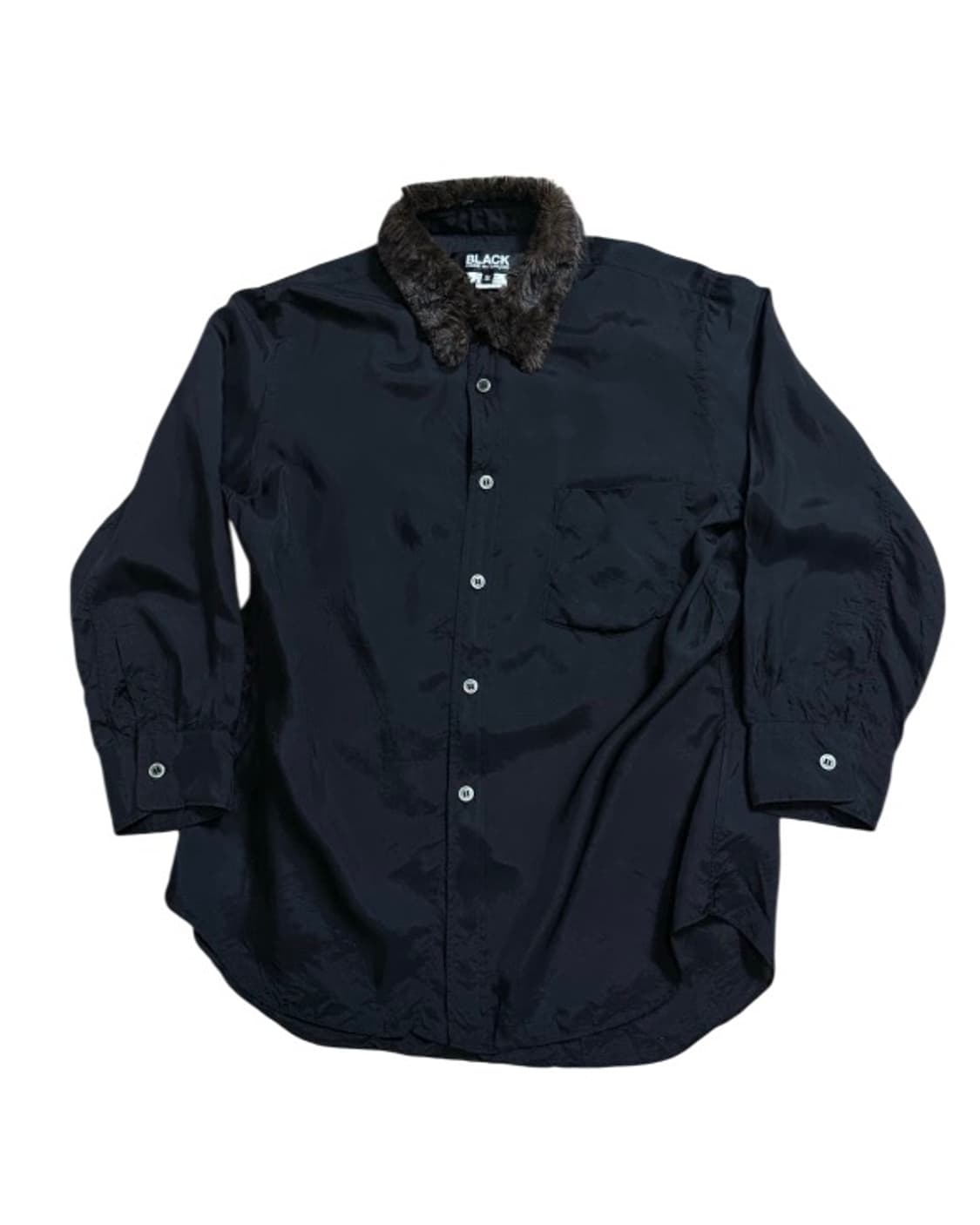 꼼데 블랙 큐프라 셔츠 상품이미지1