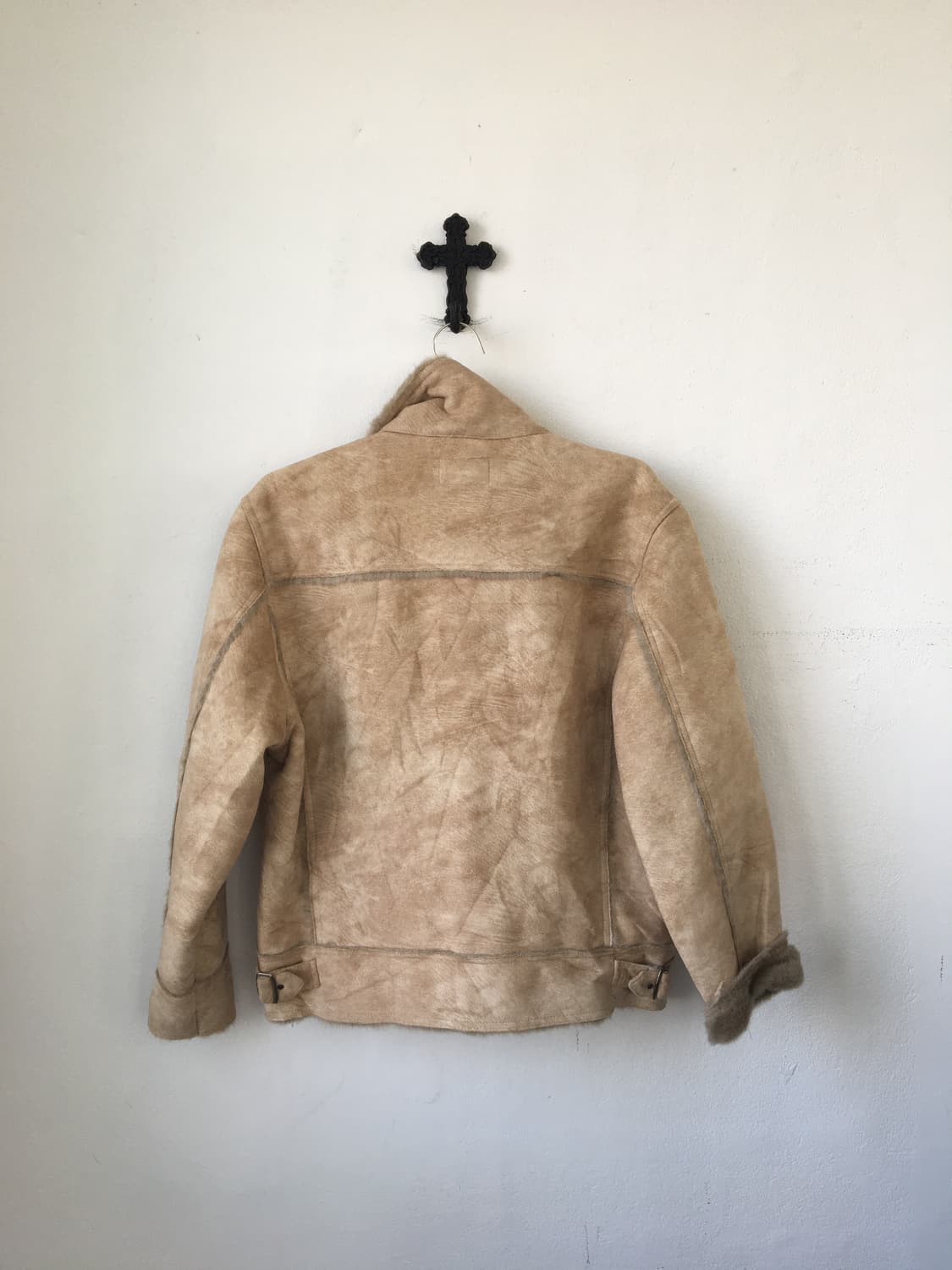 Belted grunge pattern high neck mustang 상품이미지4