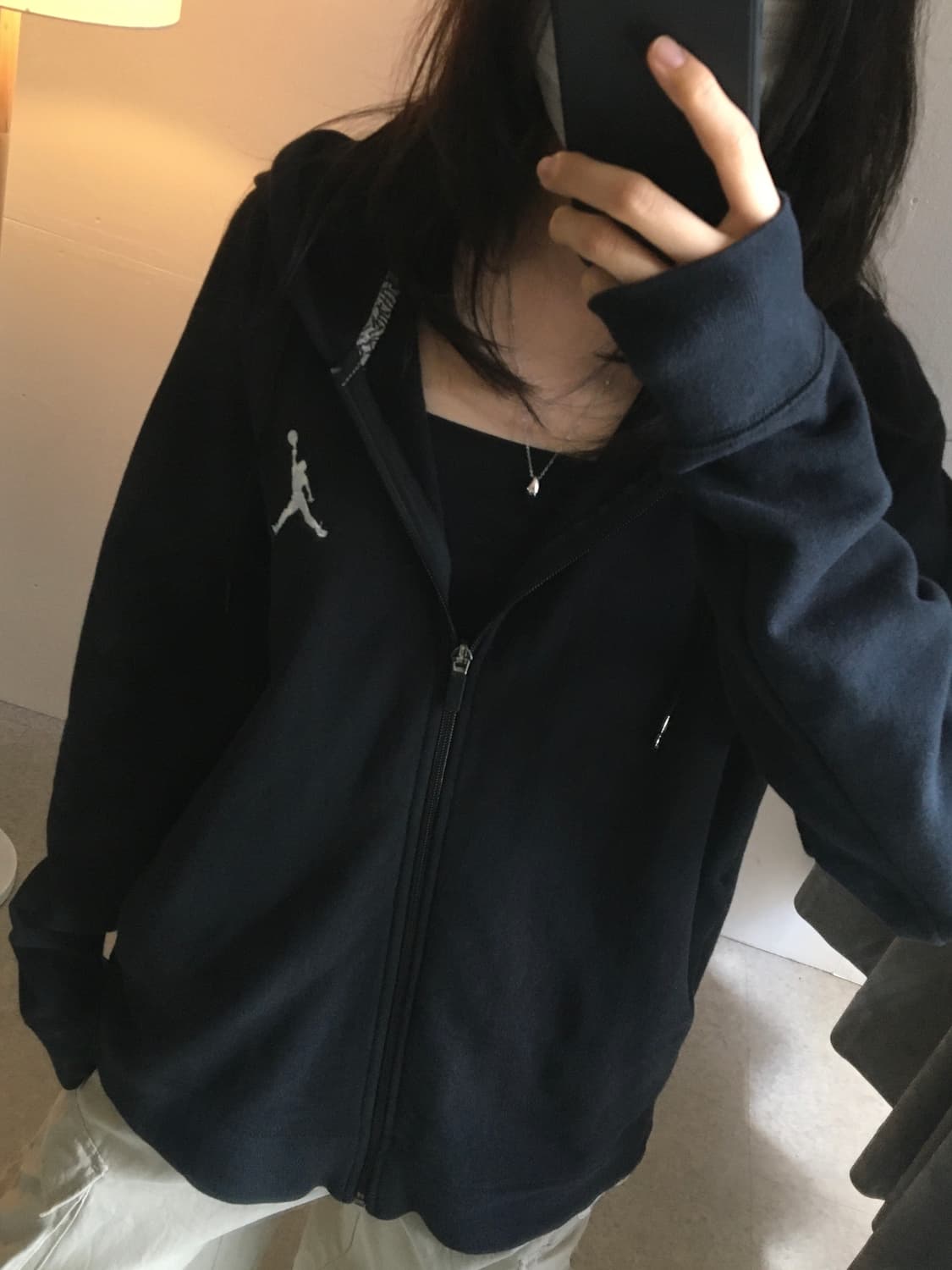 나이키 조던 후드집업 블랙 상품이미지2