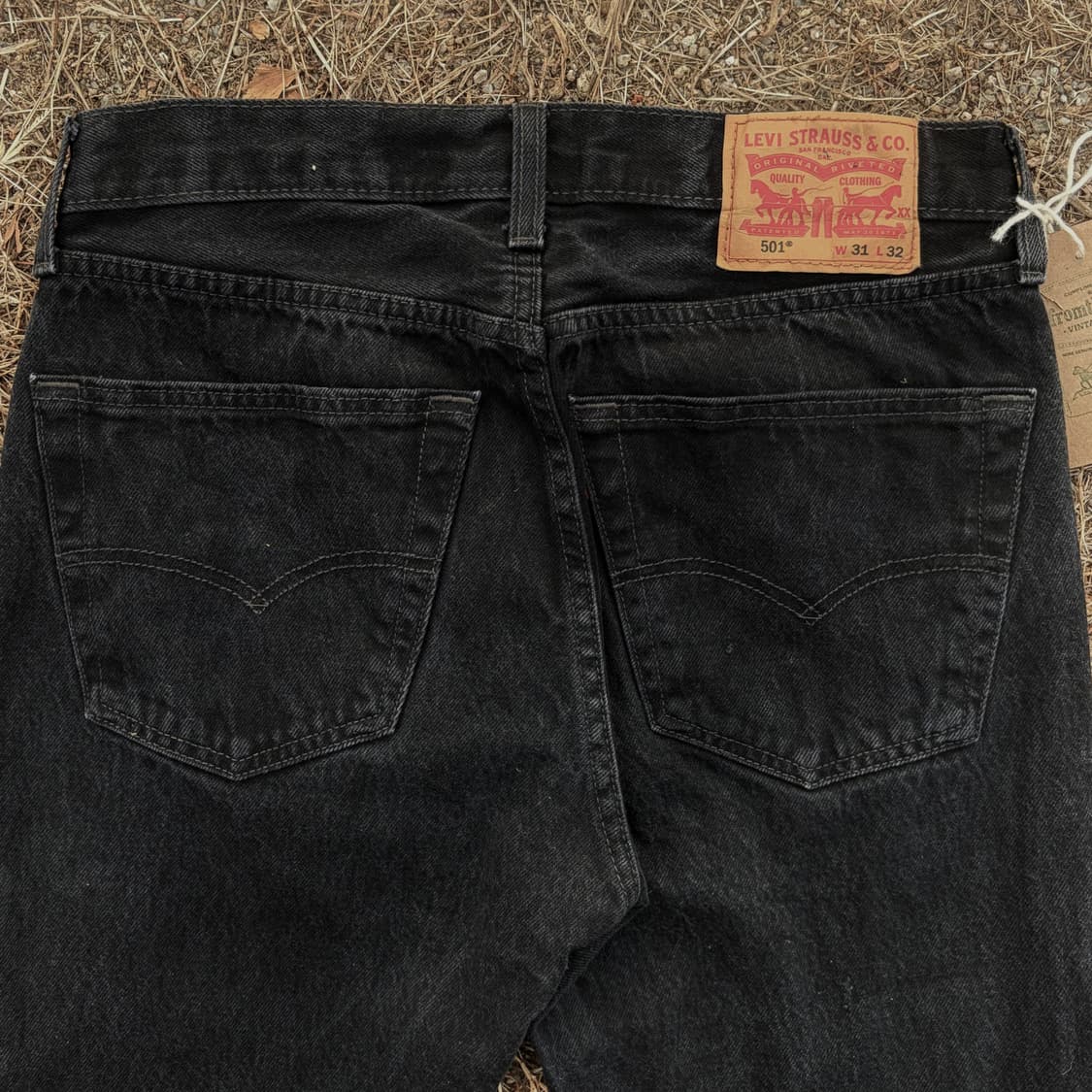 리바이스 501 스트레이트 블랙진 (31) 상품이미지3