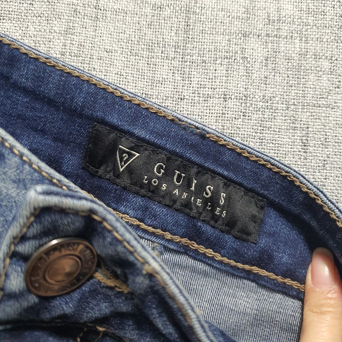 게스 남성 스판 데님 청바지  상품이미지4