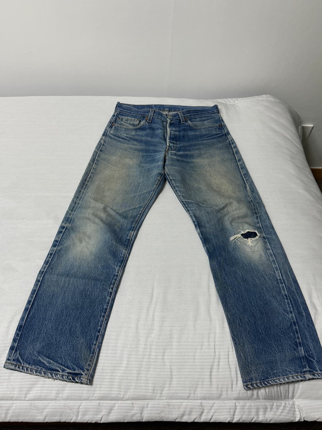 [실측 약 28] 리바이스 501 66후기 셀비지 데님 팬츠 상품이미지2