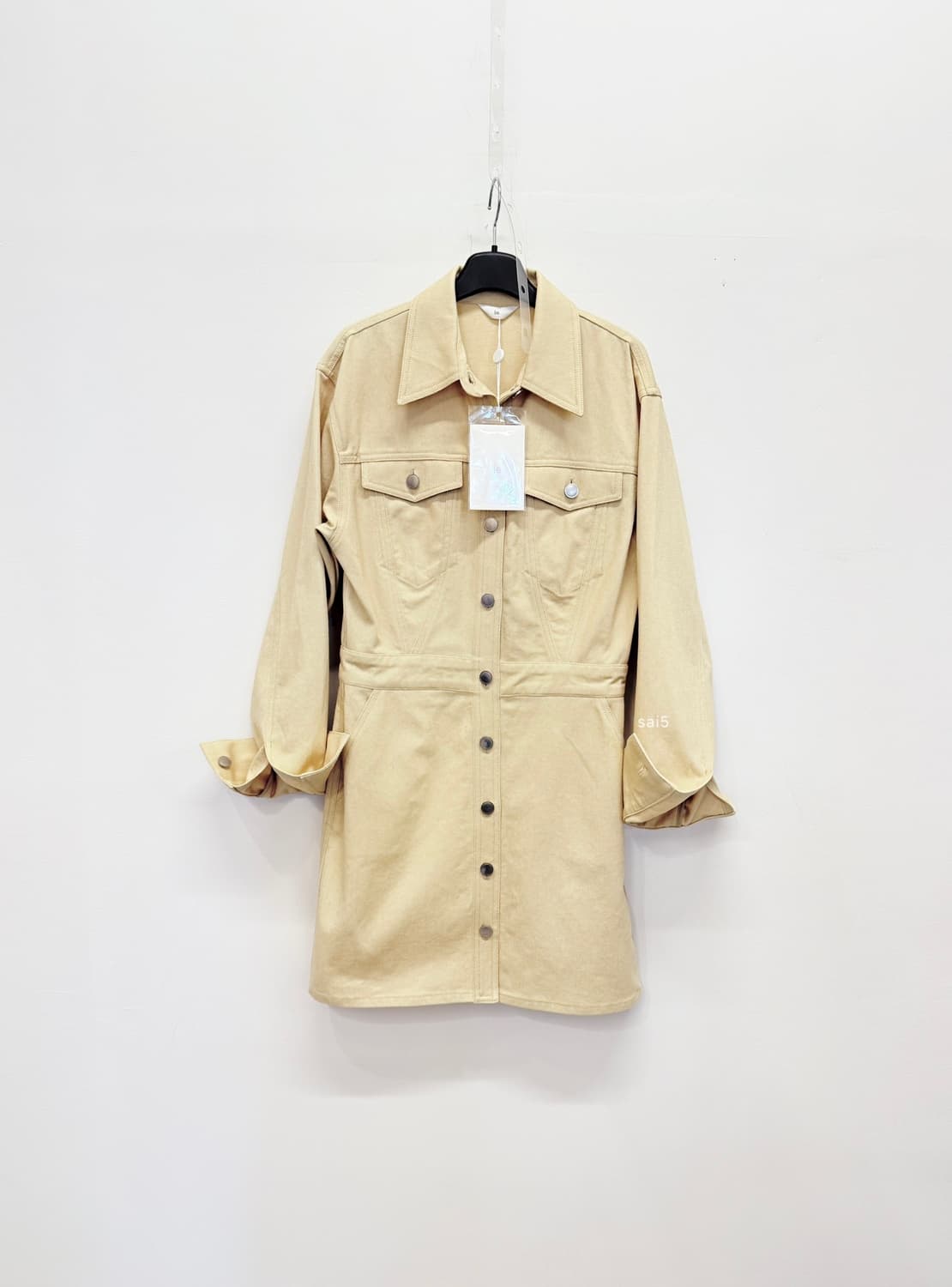 새상품 Le 르 버터옐로 면데님 원피스 상품이미지1