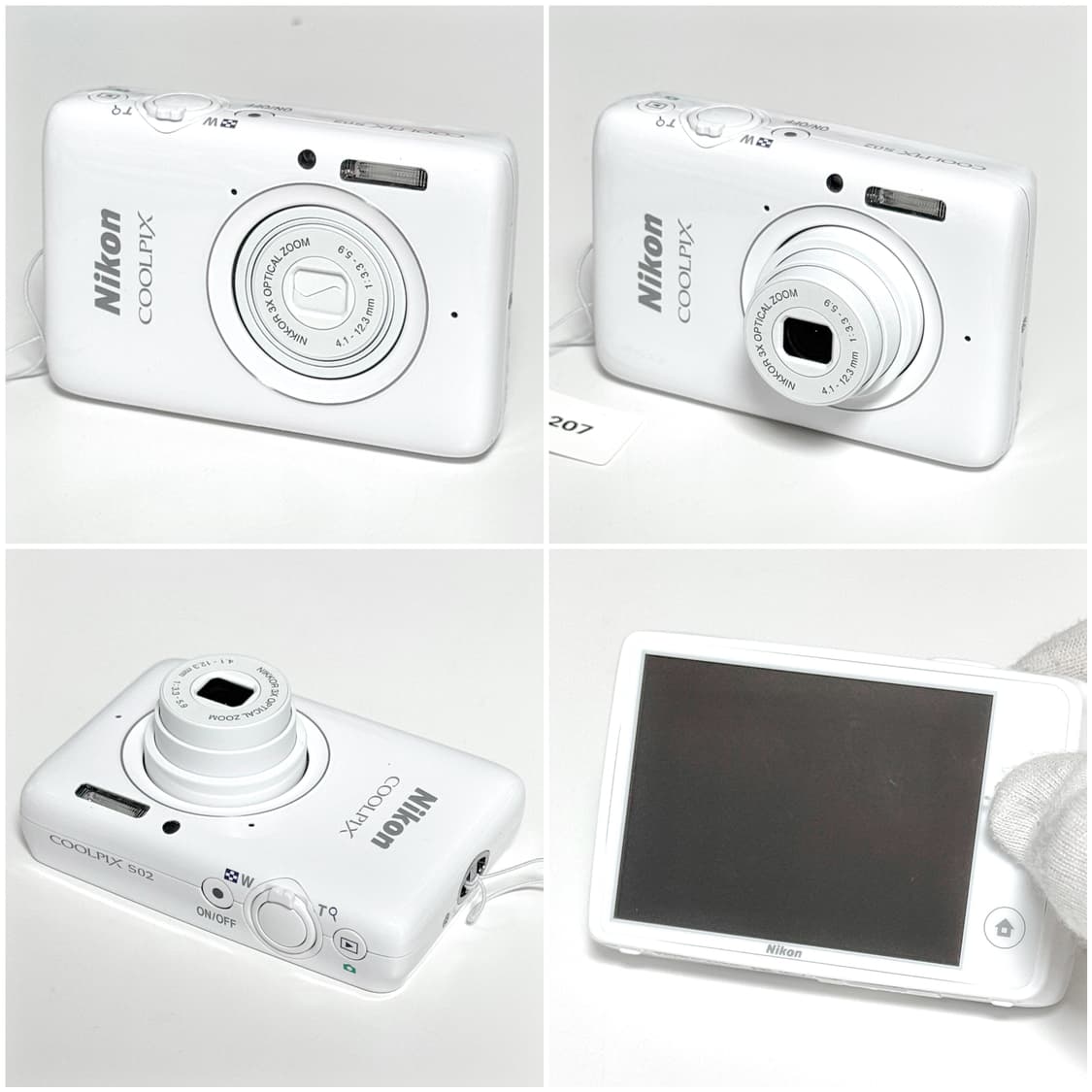 니콘 쿨픽스 S02 화이트 빈티지디카 상품이미지2