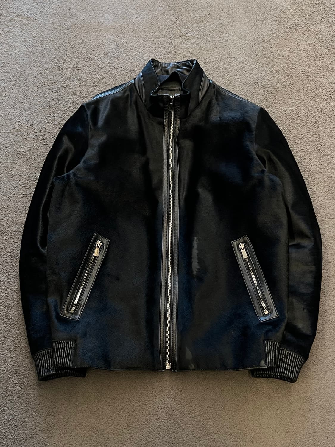 빈티지 스코틀랜드 송아지 가죽 자켓 처분  상품이미지1