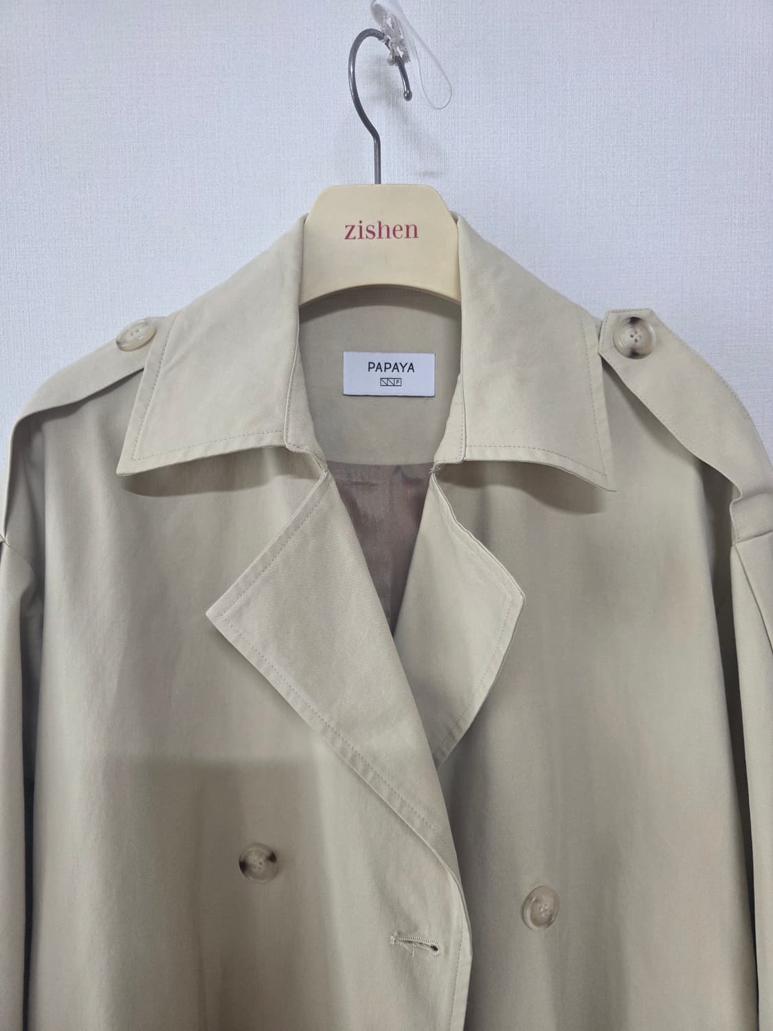 파파야 트렌치코트 상품이미지4