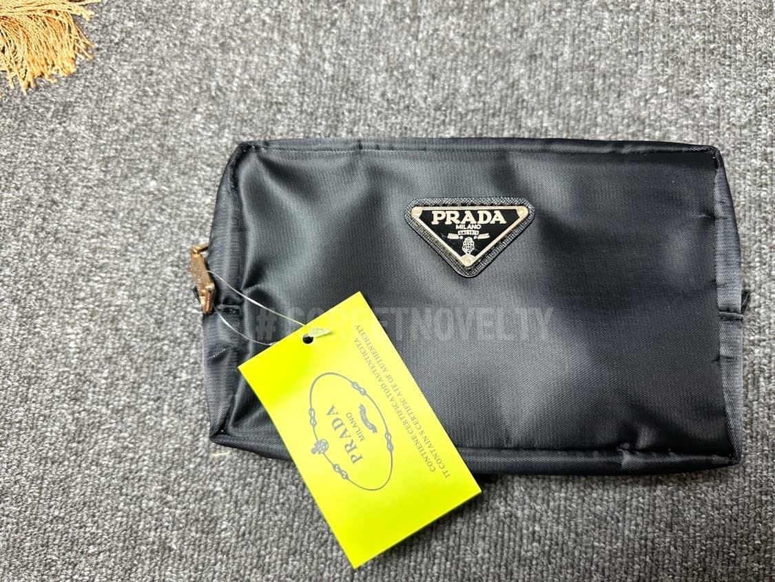 프라다 뷰티 파우치 블랙  상품이미지5