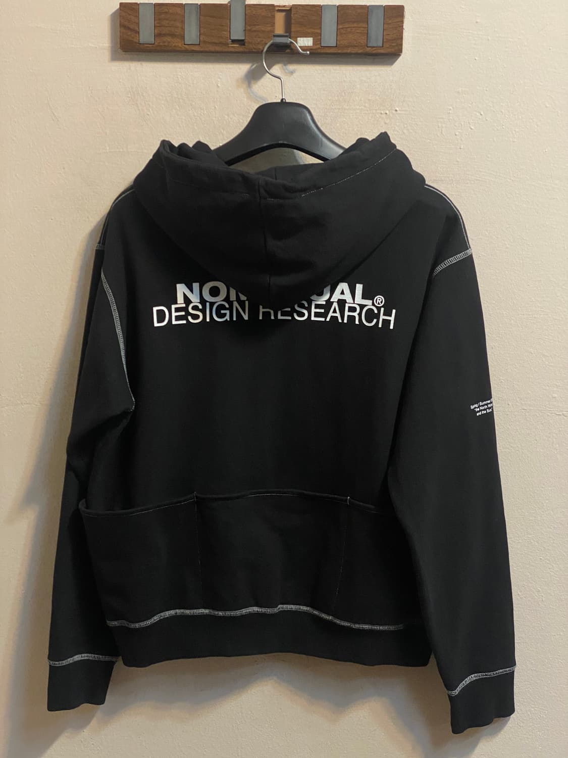 노매뉴얼 로고 집업 후디 상품이미지5