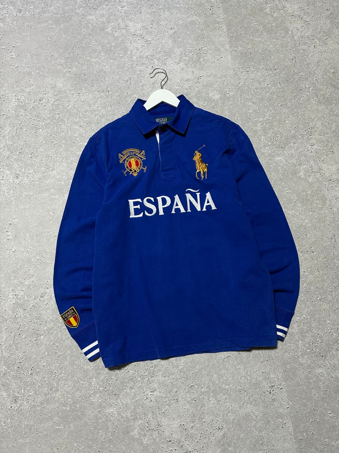 폴로 랄프로렌 에스파냐 블루 럭비 티셔츠 상품이미지1