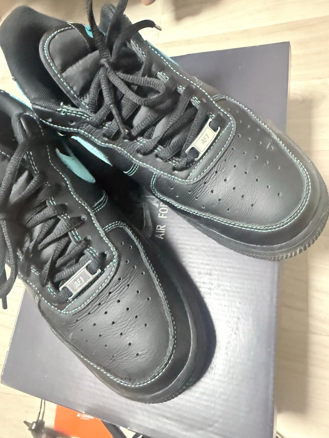 크림구매) 나이키 에어포스 티파니 색 오로라 그린 270미리 상품이미지8