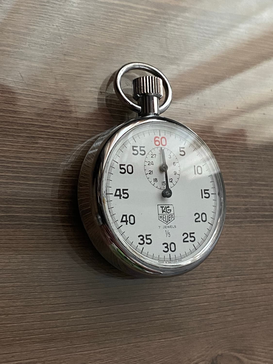 태그 호이어(Tag Heuer) 수동식 스톱워치 회중시계 빈티지시계 판매 상품이미지3