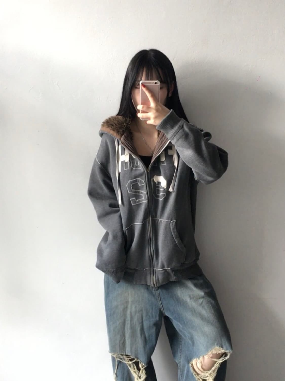 아베크롬비 쉐르파 헤비 후드집업 상품이미지1