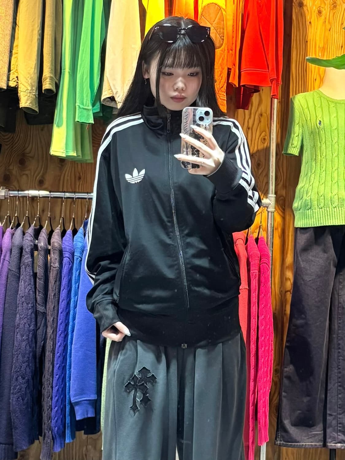 M 아디다스 파이어버드 OG 블랙 트랙탑 상품이미지1