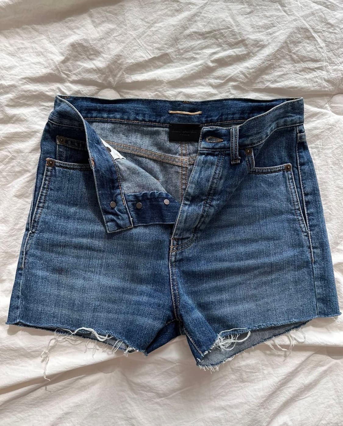 생로랑 청 반바지 상품이미지1