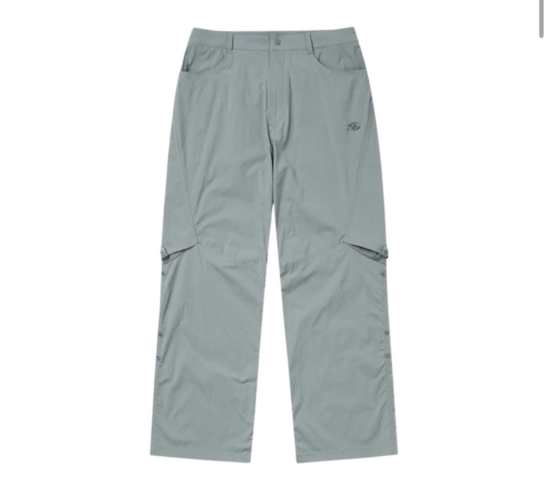 산산기어 스냅 스트래치 팬츠 그린 그레이 - 24SS 상품이미지1