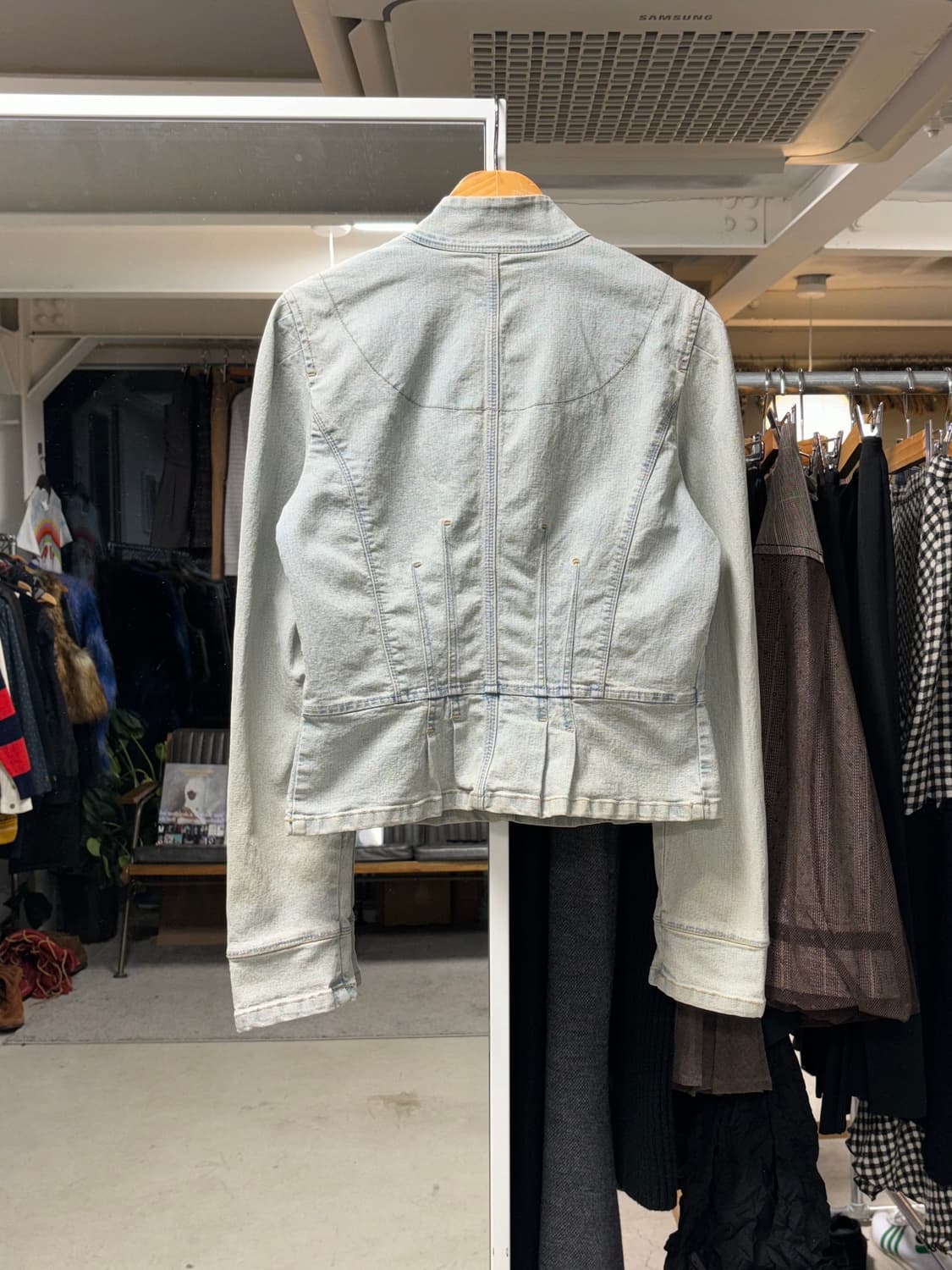 빈티지 데님 나폴레옹 자켓 상품이미지2