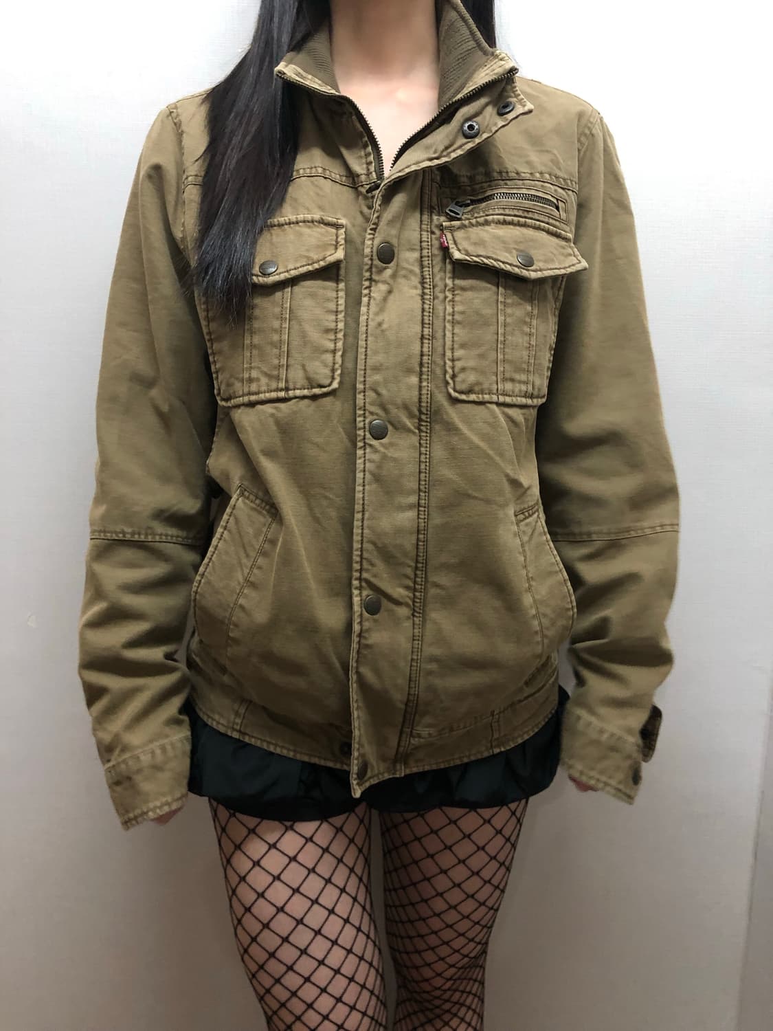 빈티지 리바이스 카키 펑크 자켓 상품이미지2