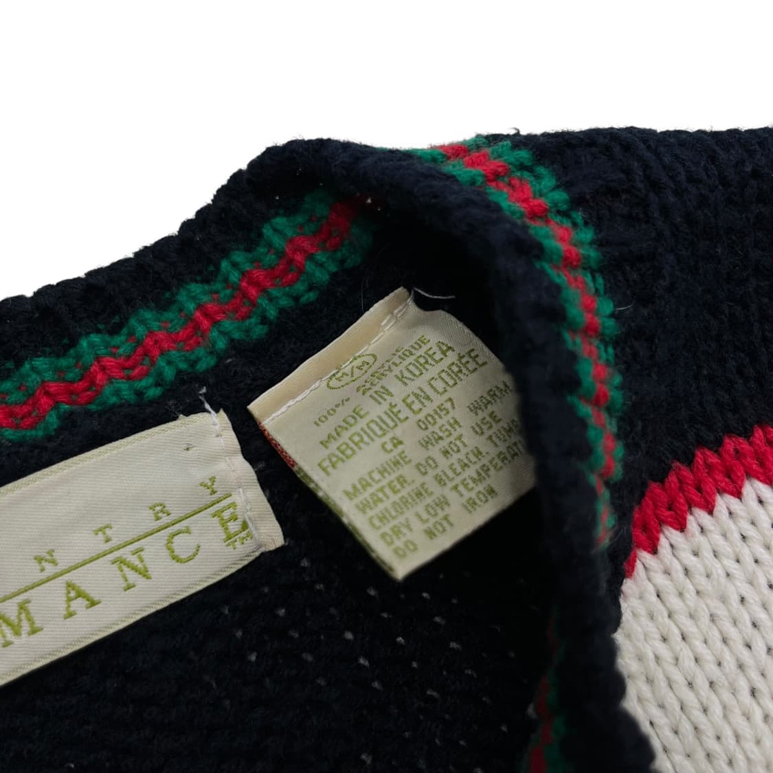 usa 크리스마스 오너먼트 버튼 니트 가디건 M 상품이미지7