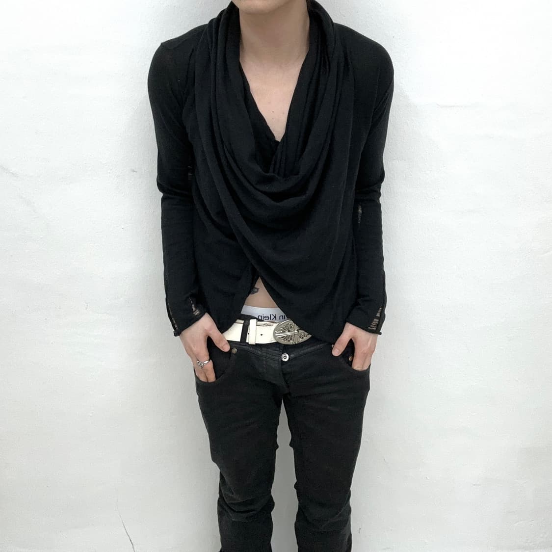 Fuga drape transform knit sleeve 상품이미지3