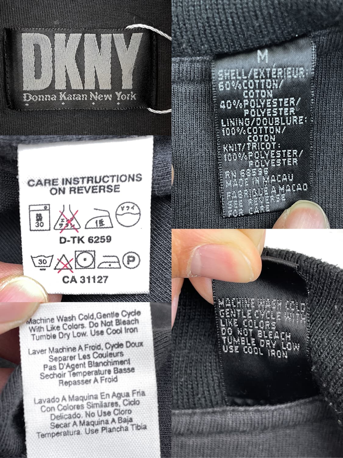 Dkny 백 로고 쇼트 봄버 자켓 상품이미지9