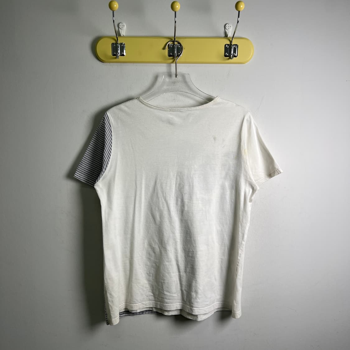 요지 야마모토 Y's for living 비대칭 패치워크 반팔 티셔츠 상품이미지3