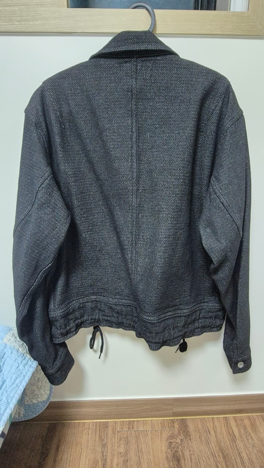 노운 허니콤 트러커 자켓 블랙1 상품이미지2