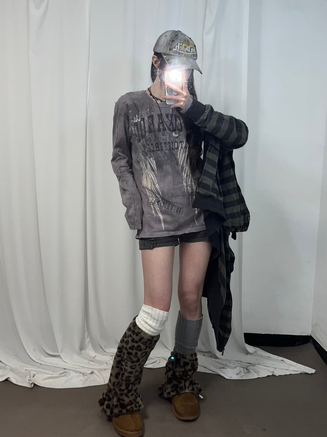 Khaki Y2K set up (set 할인가) 상품이미지6