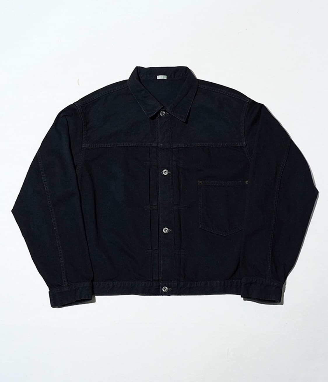 아프레쎄 25ss 1ST 데님 자켓 커스텀 블랙 [50] 상품이미지1