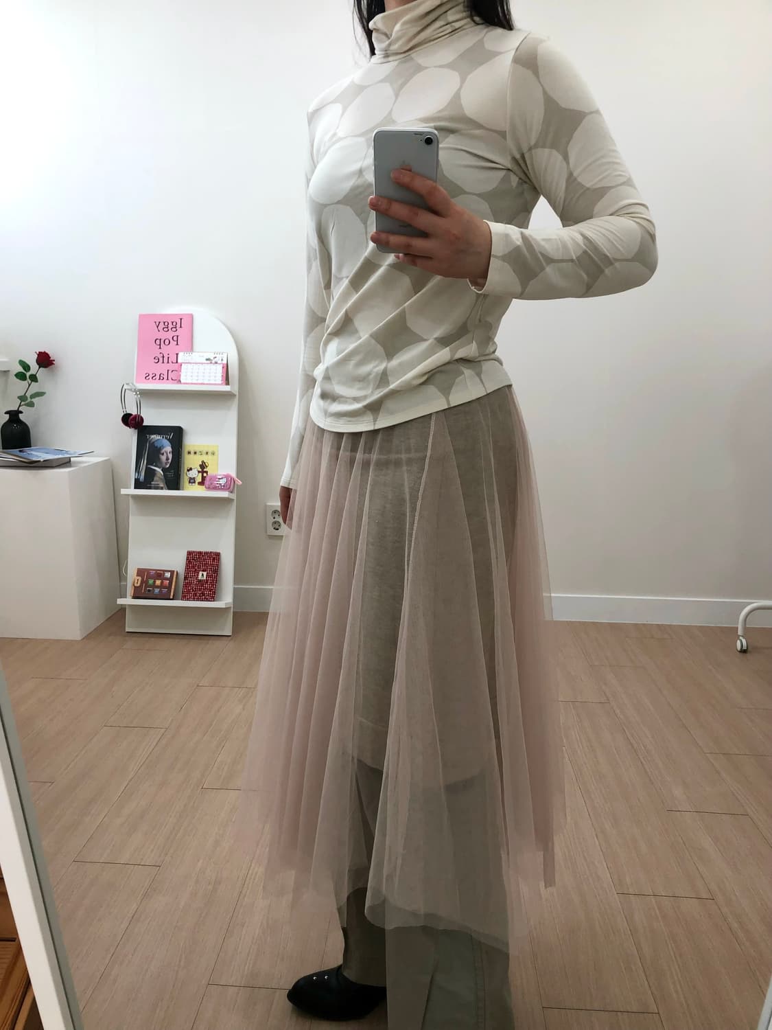 도쿄 상경 소녀 코디 (모리걸 빈티지 레이어드 룩) 상품이미지5