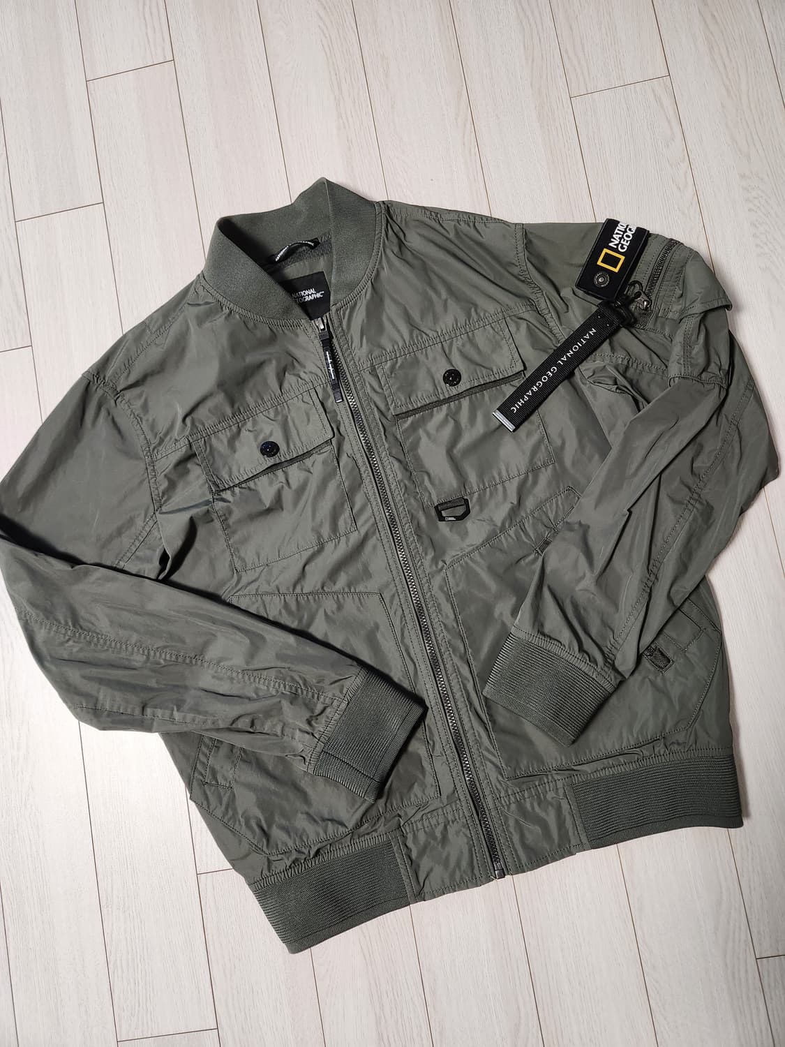 내셔널지오그래픽 남녀공용 로우머스 플라이트 블루종 항공 점퍼 N211UJ 상품이미지1