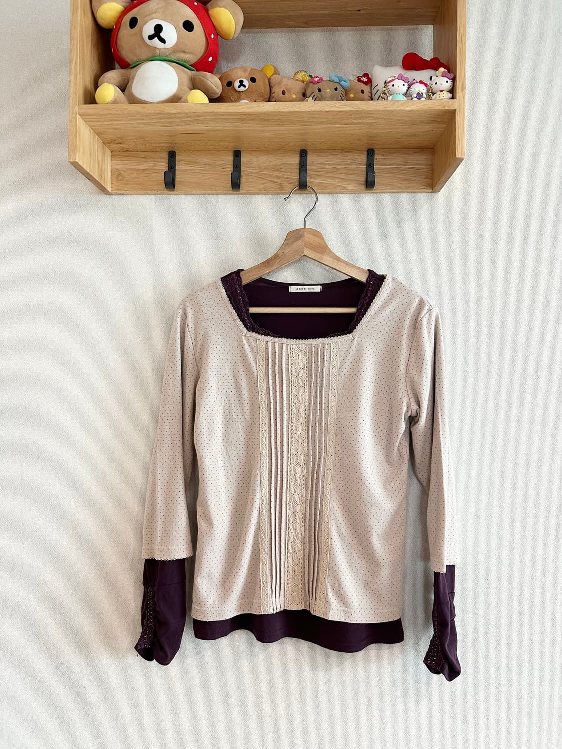 jpn 엑시즈팜 갸루 모리걸 하구미 스즈코 히피 레이어드 코디세트 상품이미지4