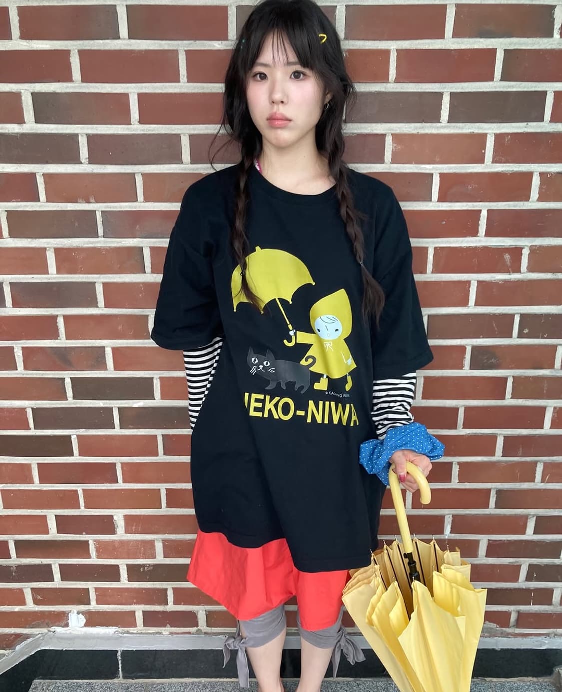 러블리 우비소녀 빈티지 코디세트 3pcs 상품이미지2