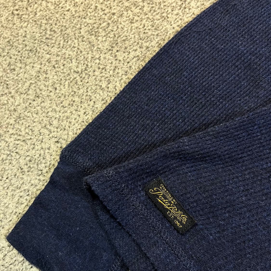 폴로 랄프로렌 헨리넥 와플 롱슬리브 상품이미지3