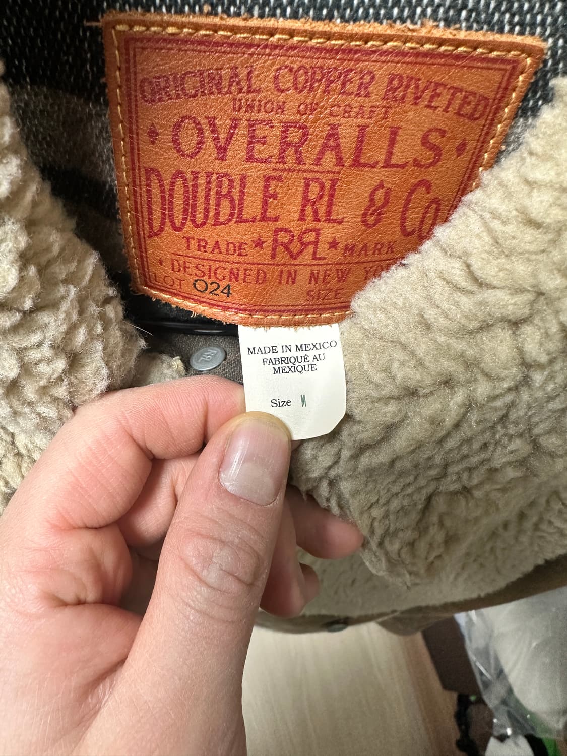 RRL 브라운 데님 그리즐리 M 상품이미지4