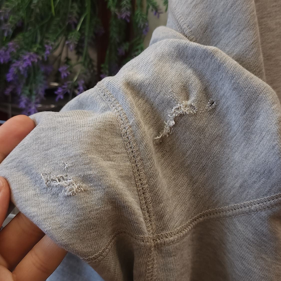 90s 폴로 맨투맨 스웻셔츠 빅로고 그레이 105 상품이미지9