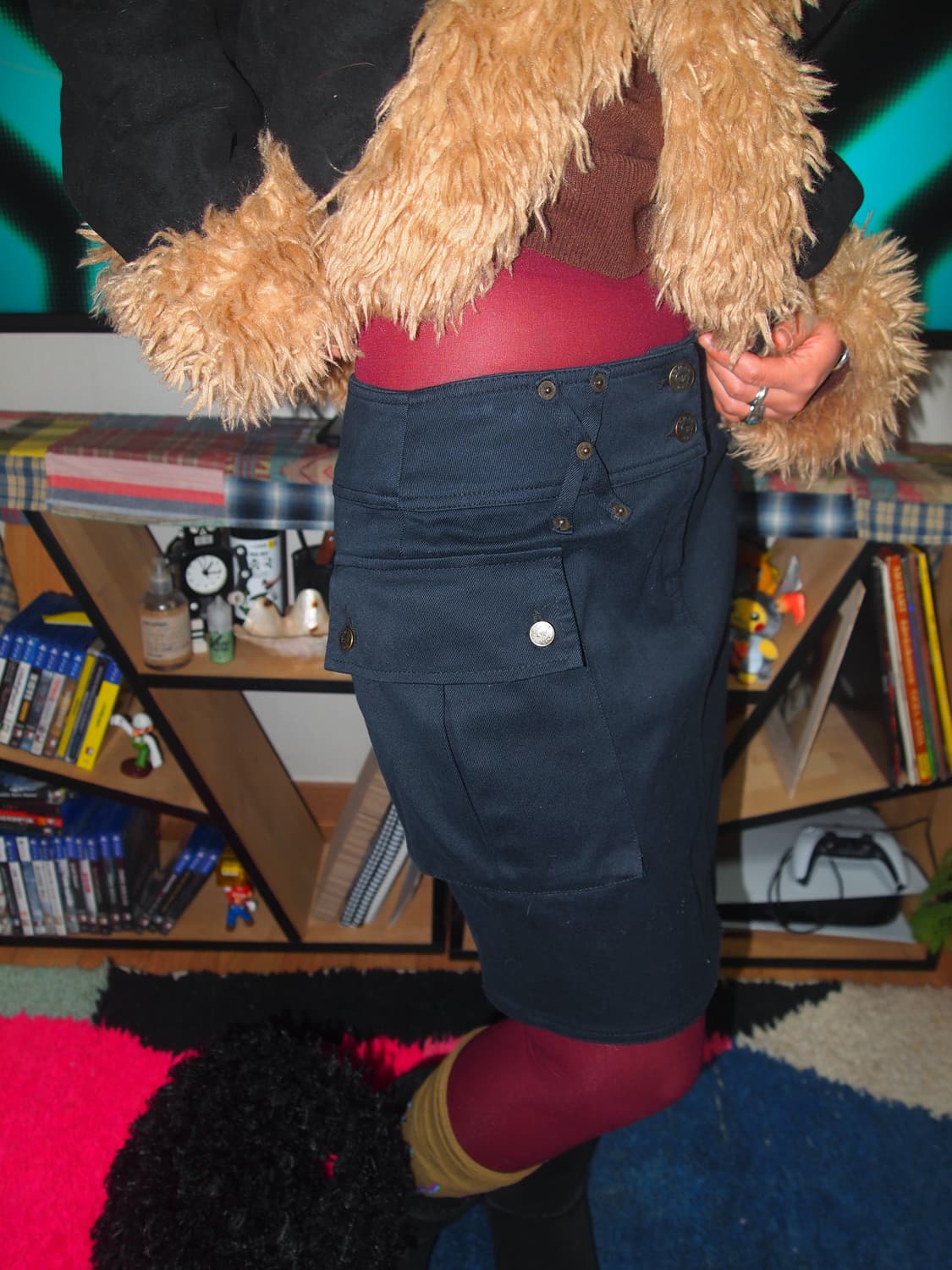 알마니 진스 코튼 스커트 상품이미지3