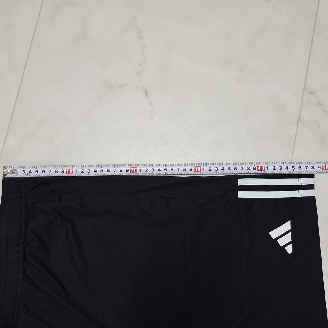 2XL 아디다스 에어로레디 기능성 반바지 블랙 검흰 상품이미지6