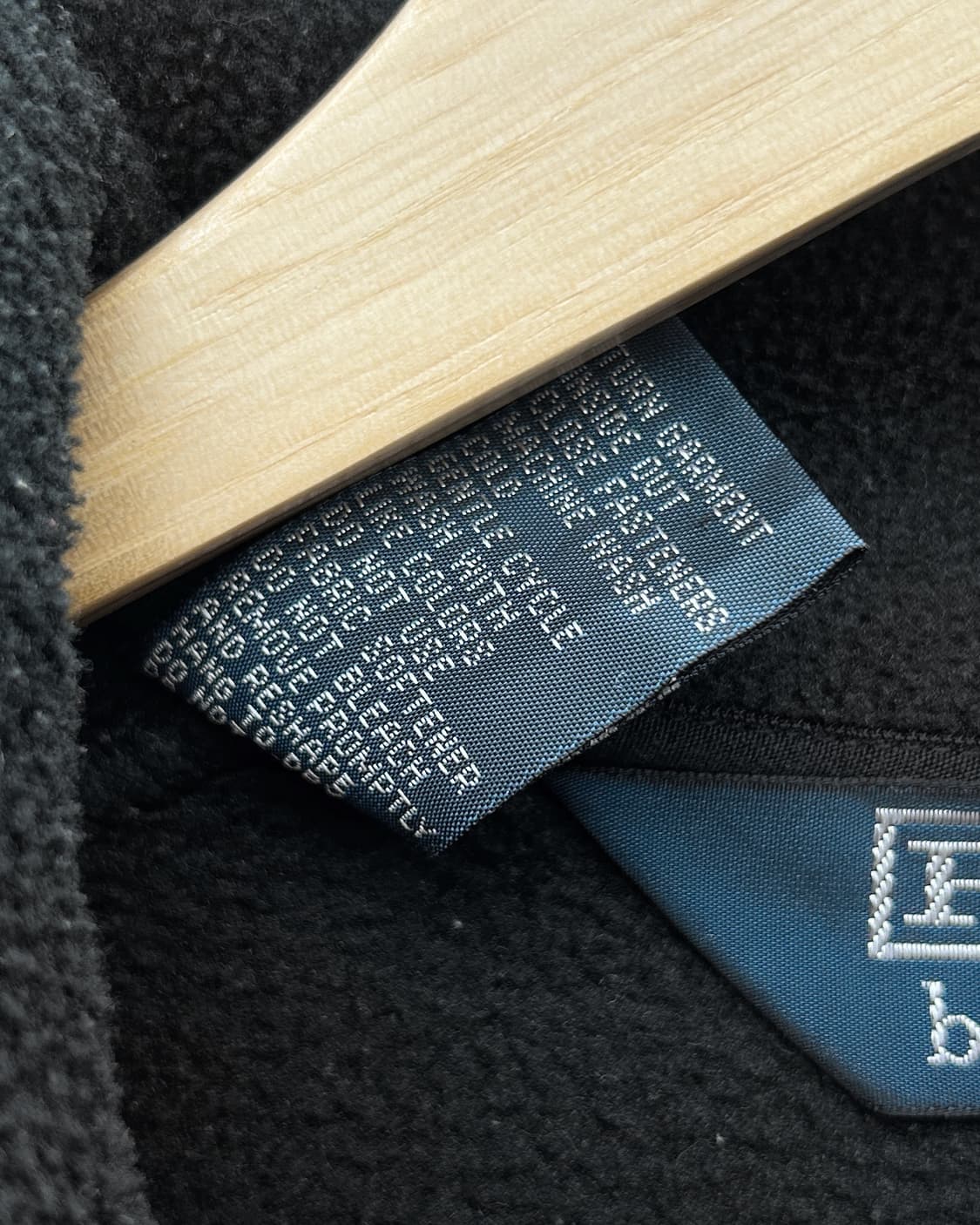 폴로 랄프로렌 00s 폴라텍 플리스 헤링턴 자켓 블랙 상품이미지8