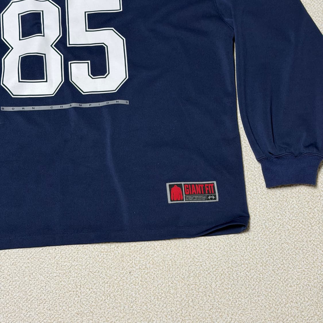 HDEX 3XL 자이언트핏 럭비 져지 네이비 상품이미지5