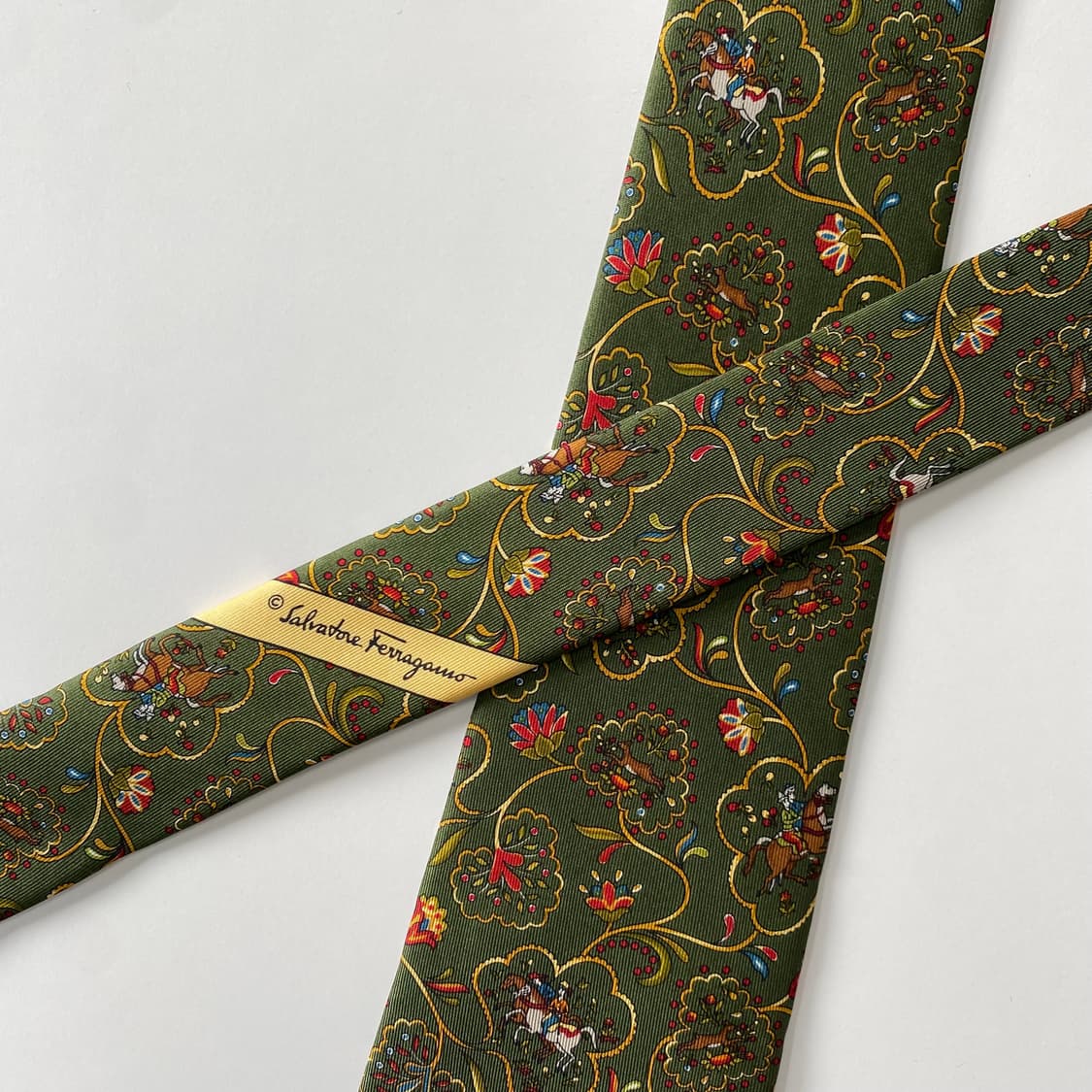 페레가모(Ferragamo) 명품 정품 넥타이 상품이미지4