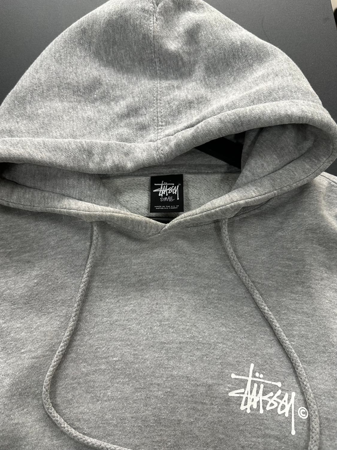 스투시 스탁 백로고 후드티 상품이미지7