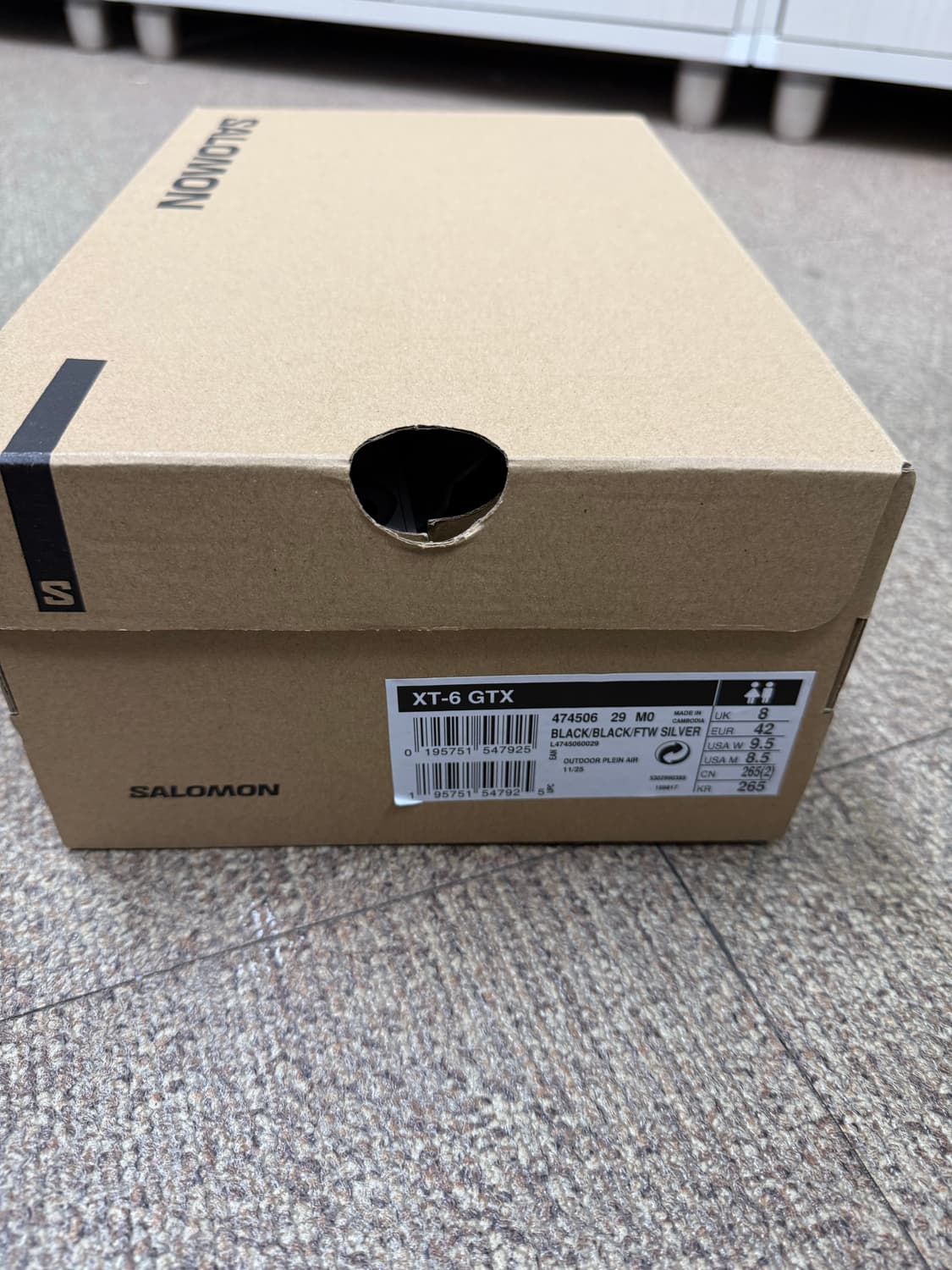 살로몬 xt-6 고어택스 265미리 팝니다 상품이미지5